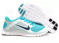 mode mujer zapatos nike 4.0 v3 free wto 2013 white blue